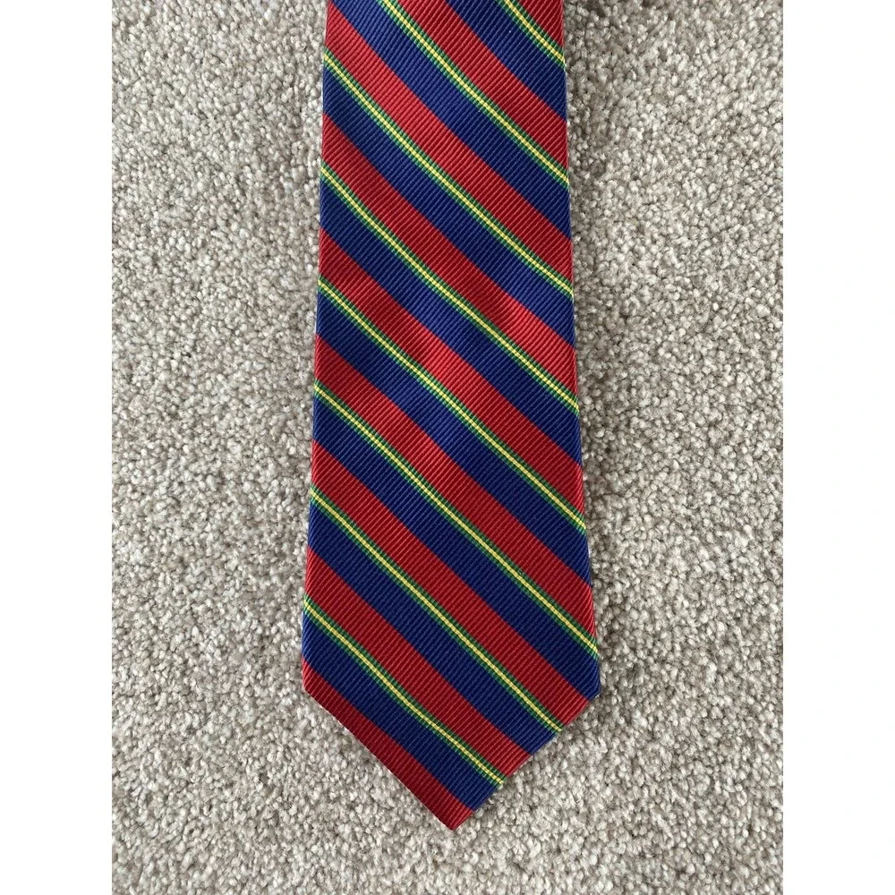 Lot Of 3 Jos A Bank 100% Silk Mens Ties Preppy Business Striped/Geometric/Aztec
